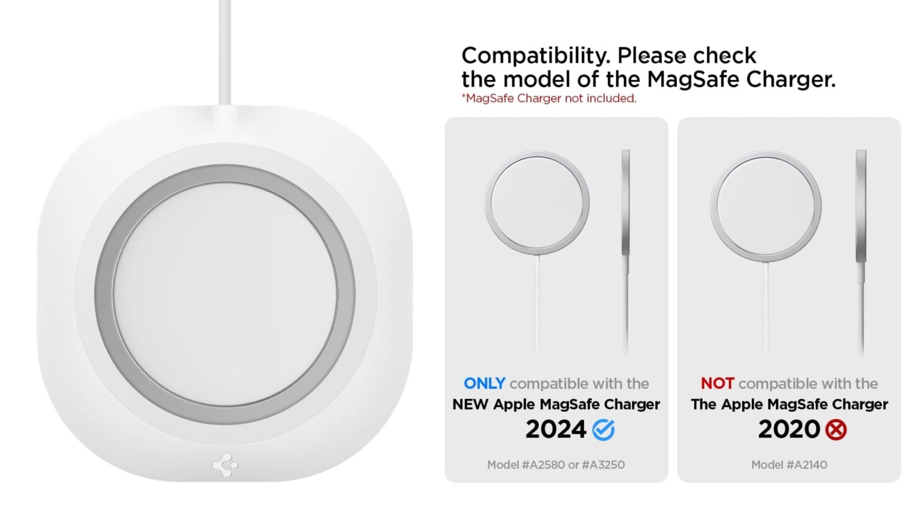 Spigen MagFit 2024 for Apple MagSafe charger 25W