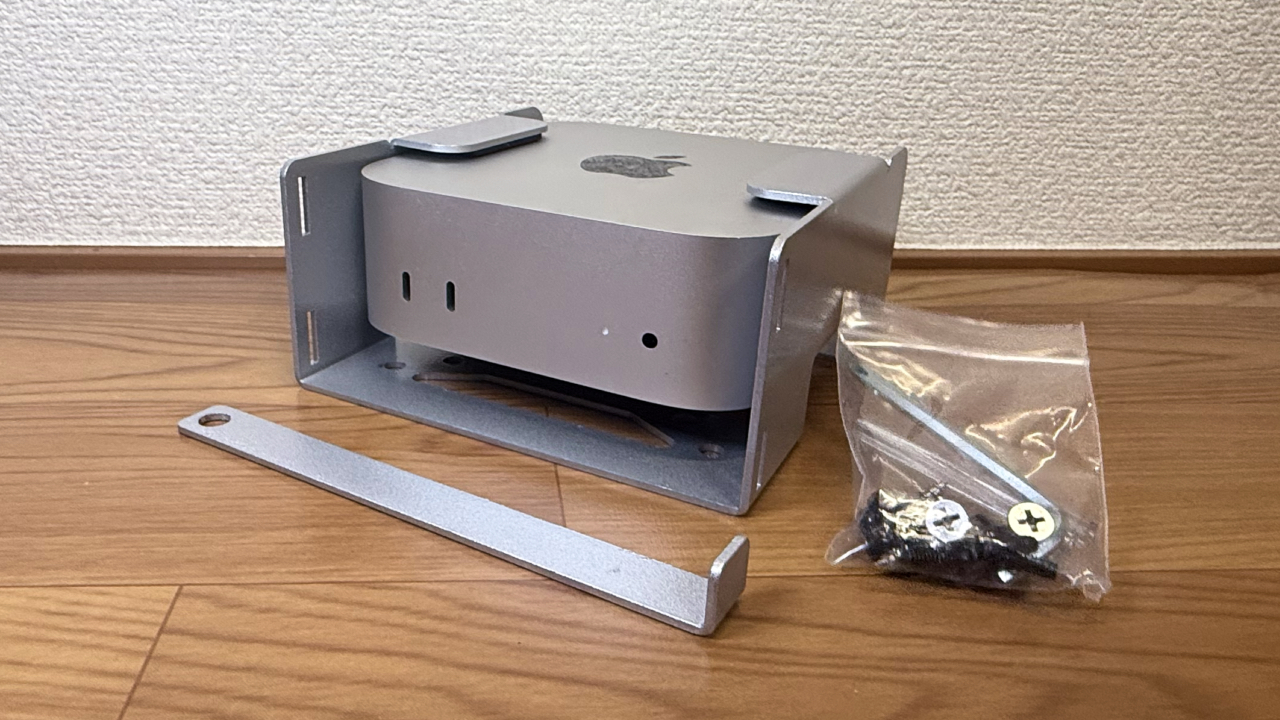 Fasgear 純アルミ金属 VESA マウント Mac-mini M4 2024