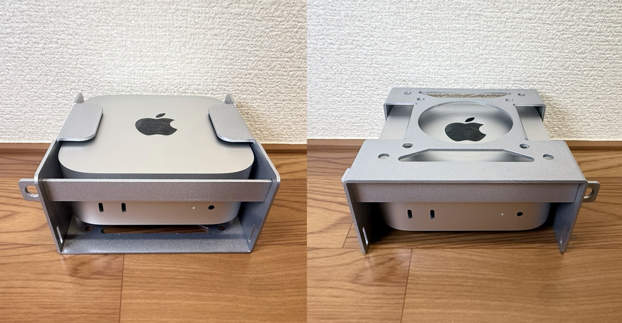 Fasgear 純アルミ金属 VESA マウント Mac-mini M4 2024