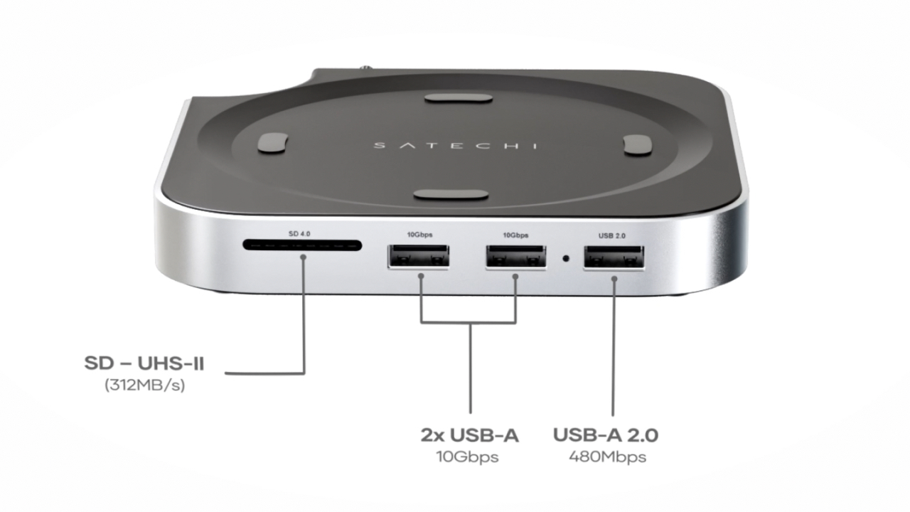 Mac Mini M4 Stand & Hub with SSD Enclosure