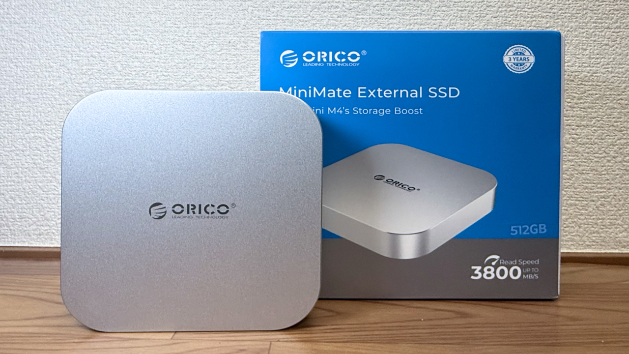 ORICO MiniMate 40Gbps External SSD for M4 Mac Mini