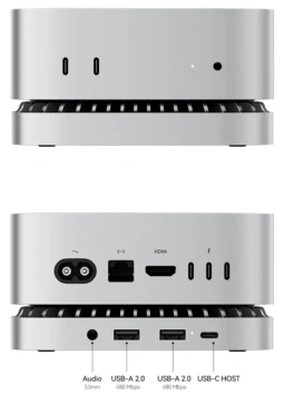 RayCue Mac Mini M4 Stand with SSD Enclosure