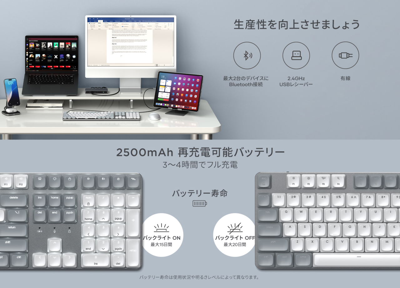 Satechi SM3メカニカルキーボード