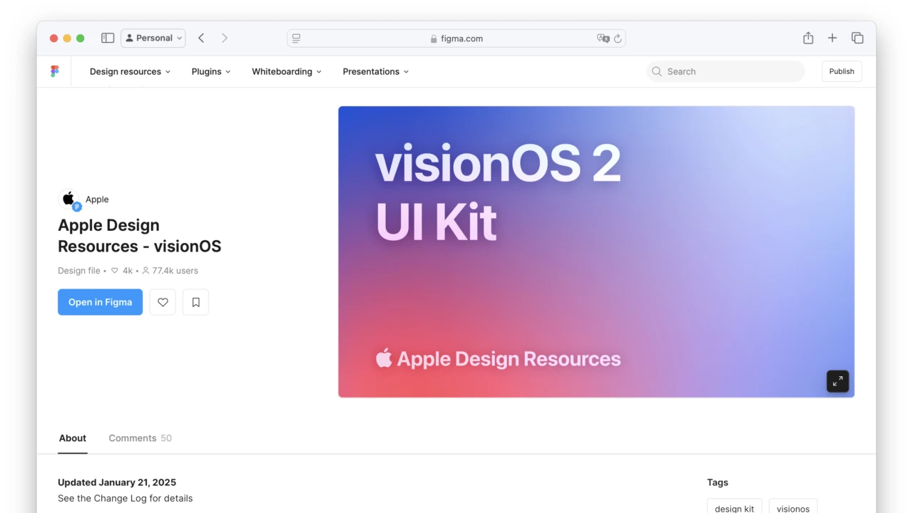 visionOS 2 UI Kit Update