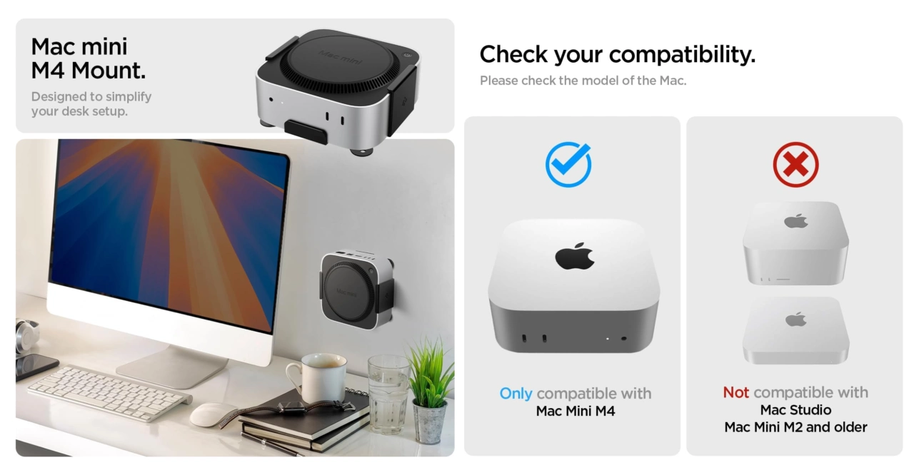 Spigen Mac mini M4 Mount LD205