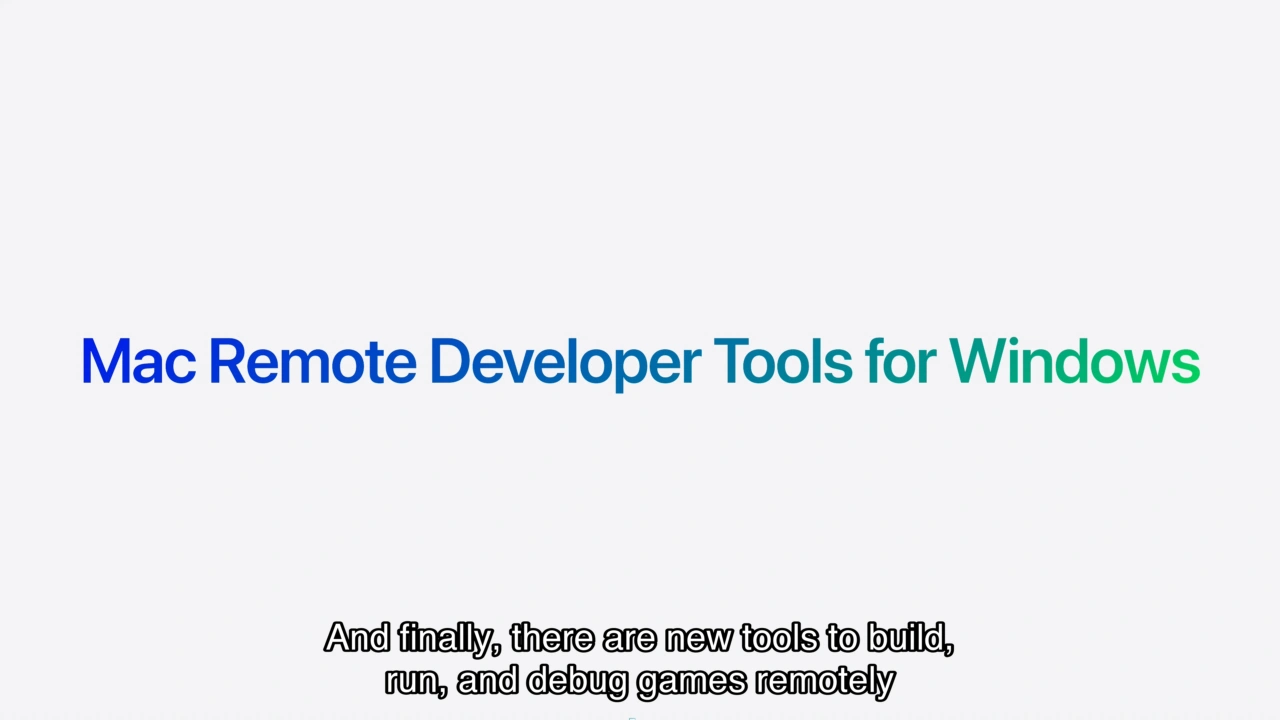 Mac Remote Developer Tools for Windows