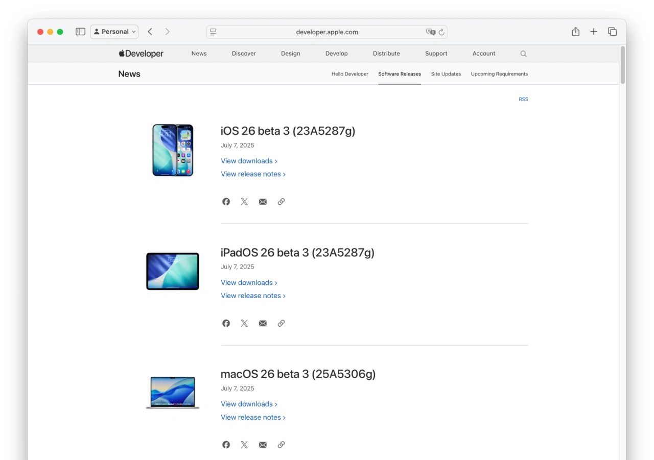 macOS 26 Tahoe Beta 3