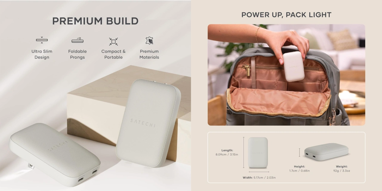 Satechi OntheGo™ 67W Slim Wall Charger