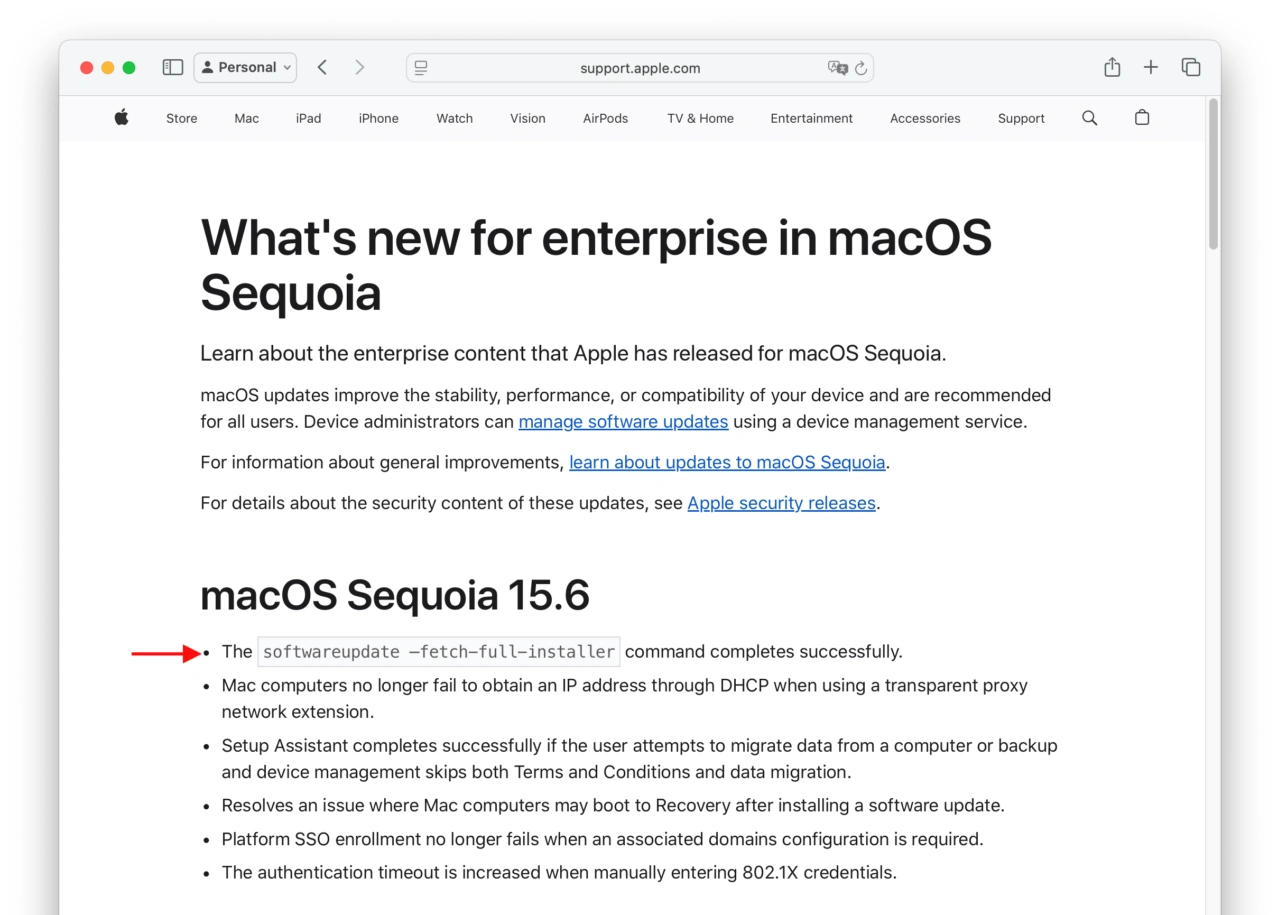 What's new for enterprise in macOS Sequoia