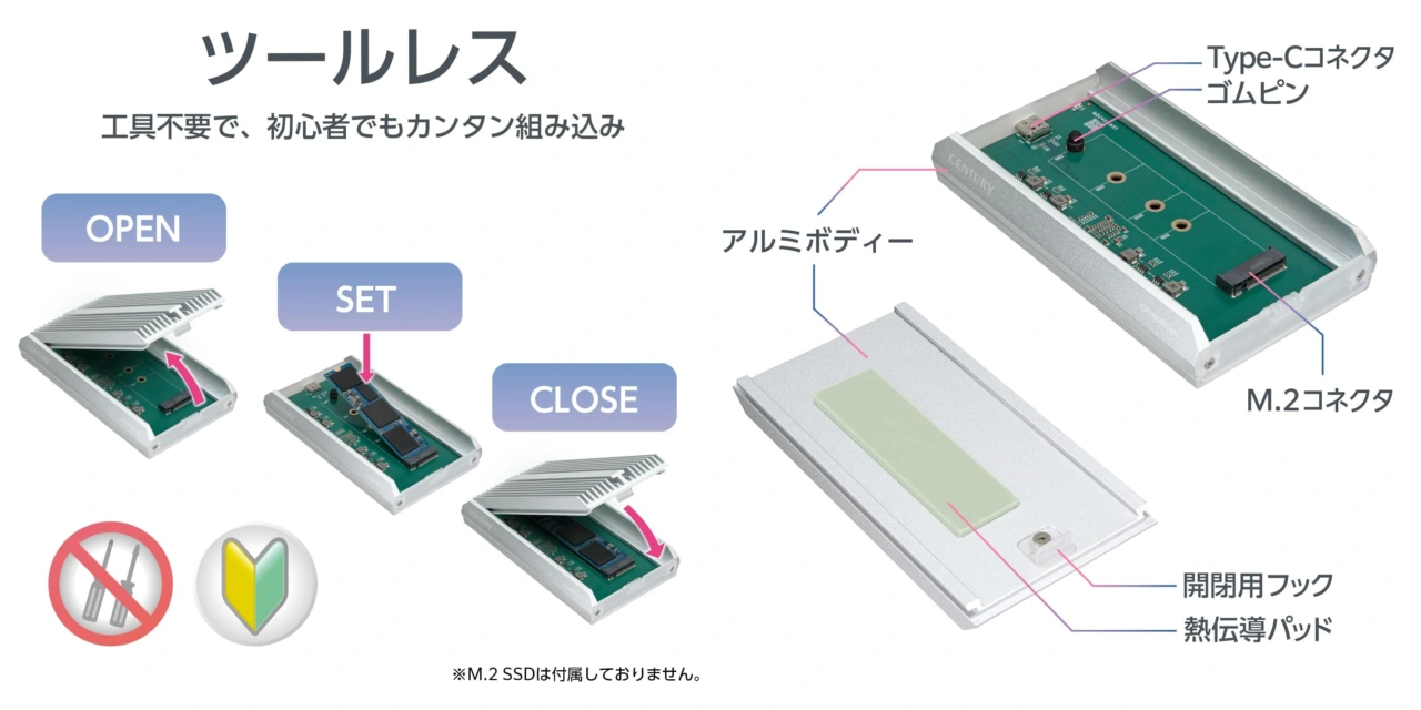 Century USB 4 you Silver Base CFUM2NU4FL