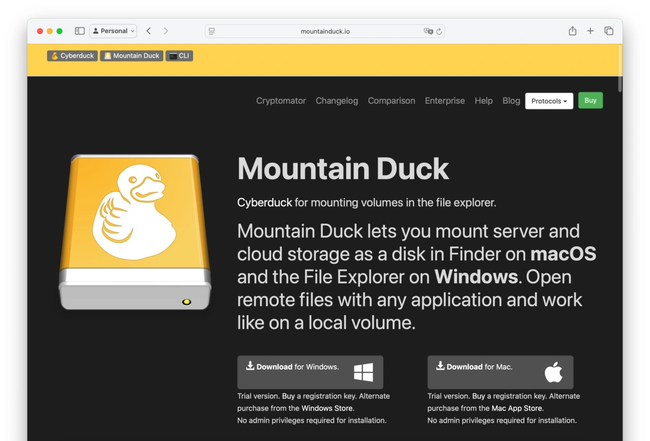Mountain Duck