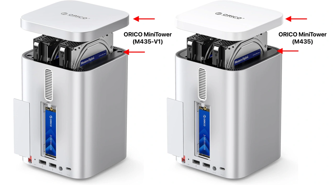 ORICO MiniTower M435とM435-V1