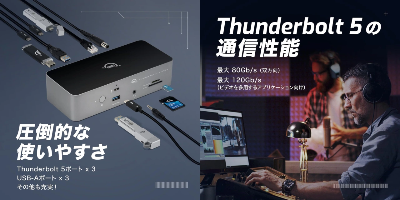 OWC Thunderbolt 5 Dock