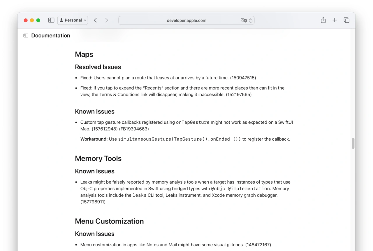 macOS Tahoe 26 Beta 8 Release Notes