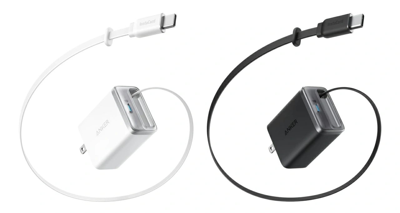 Anker Nano Power Bank (10000mAh,45W,巻取り式USB-Cケーブル)