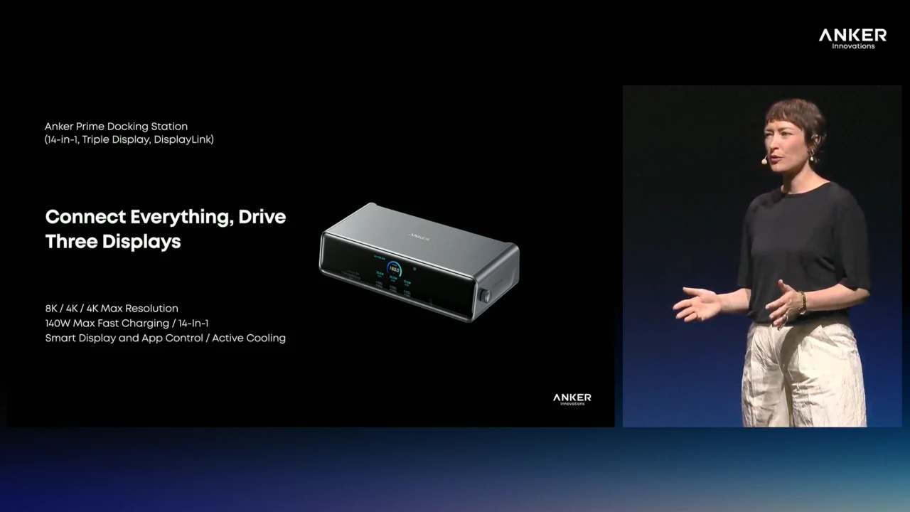 Anker Prime Docking Station (14-in-1, Triple Display, DisplayLink)