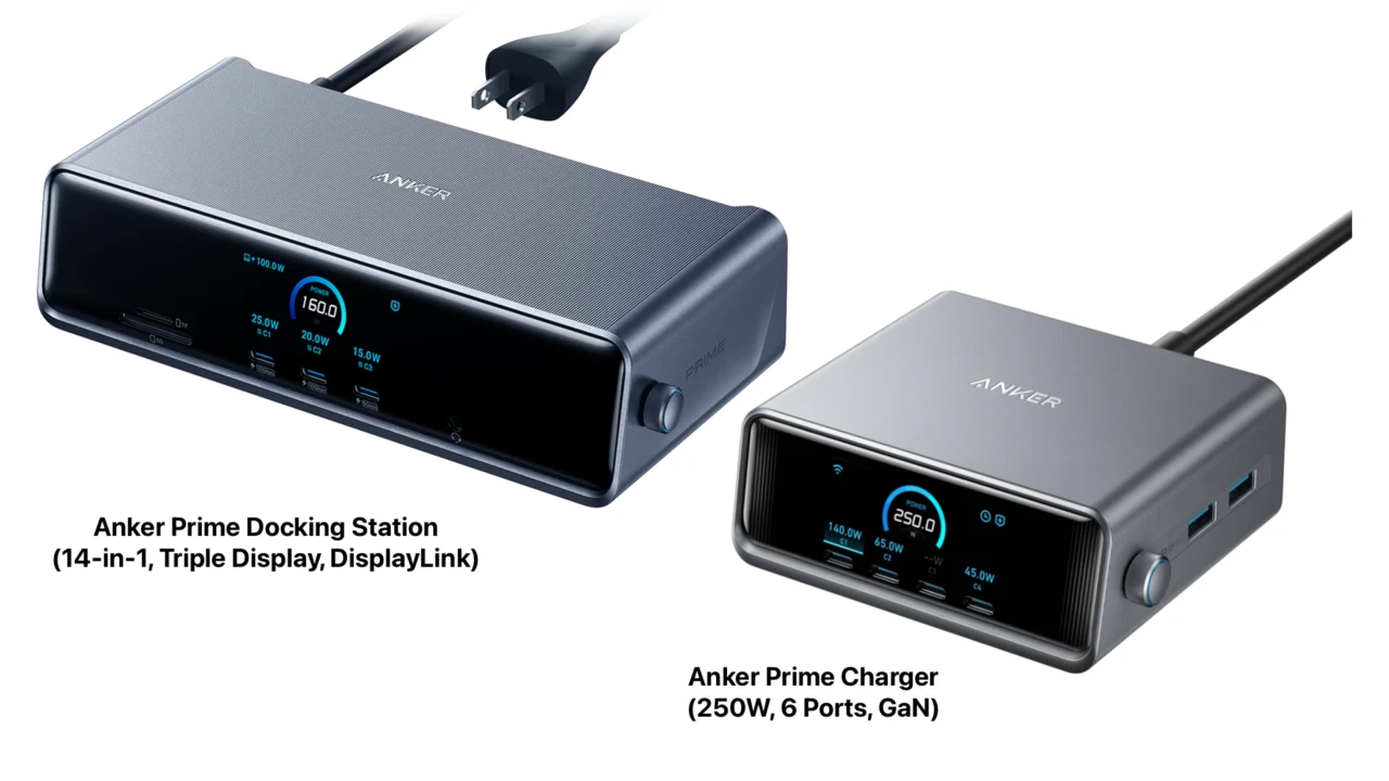 Ankerドッキングステーション (14-in-1,160W) Amazon.com: Anker Prime Docking Station, 14-Port with 160W