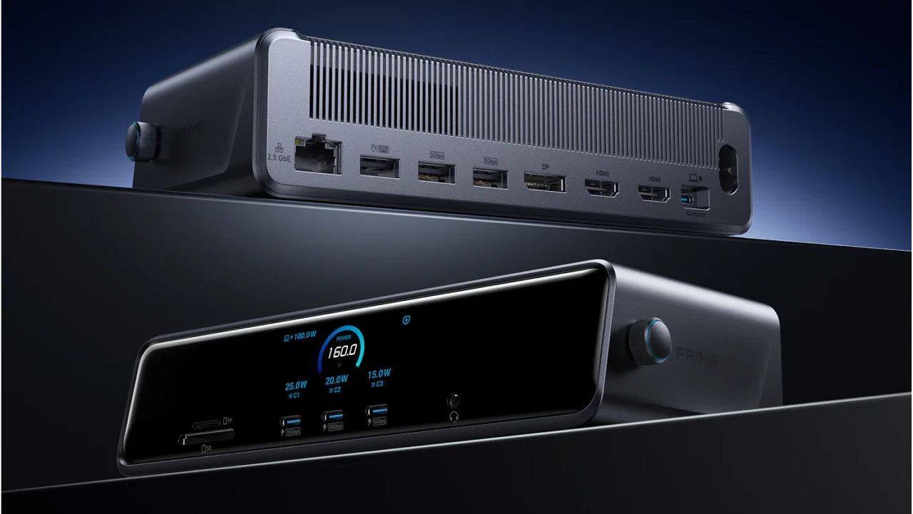 Anker Prime Docking Station (14-in-1, Triple Display, DisplayLink)