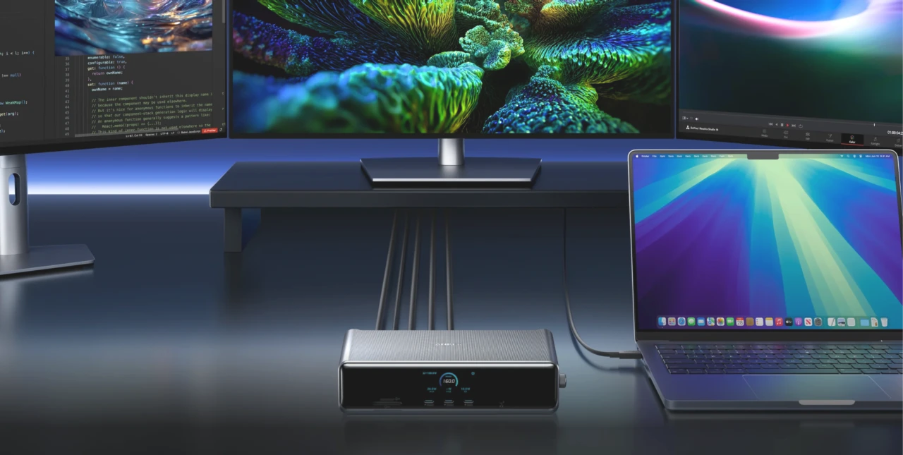 Anker Prime Docking Station (14-in-1, Triple Display, DisplayLink)