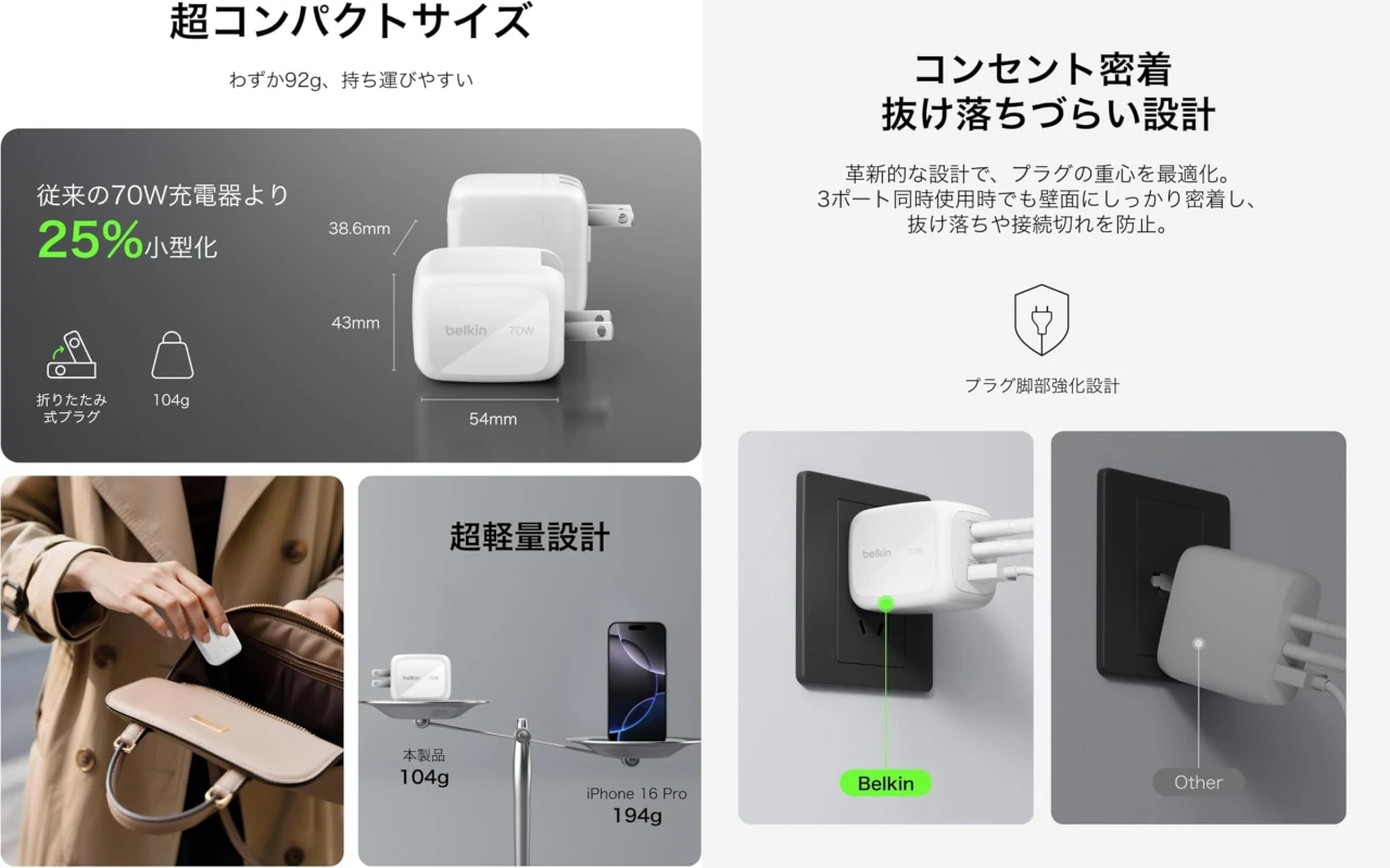 Belkin BoostCharge 70W