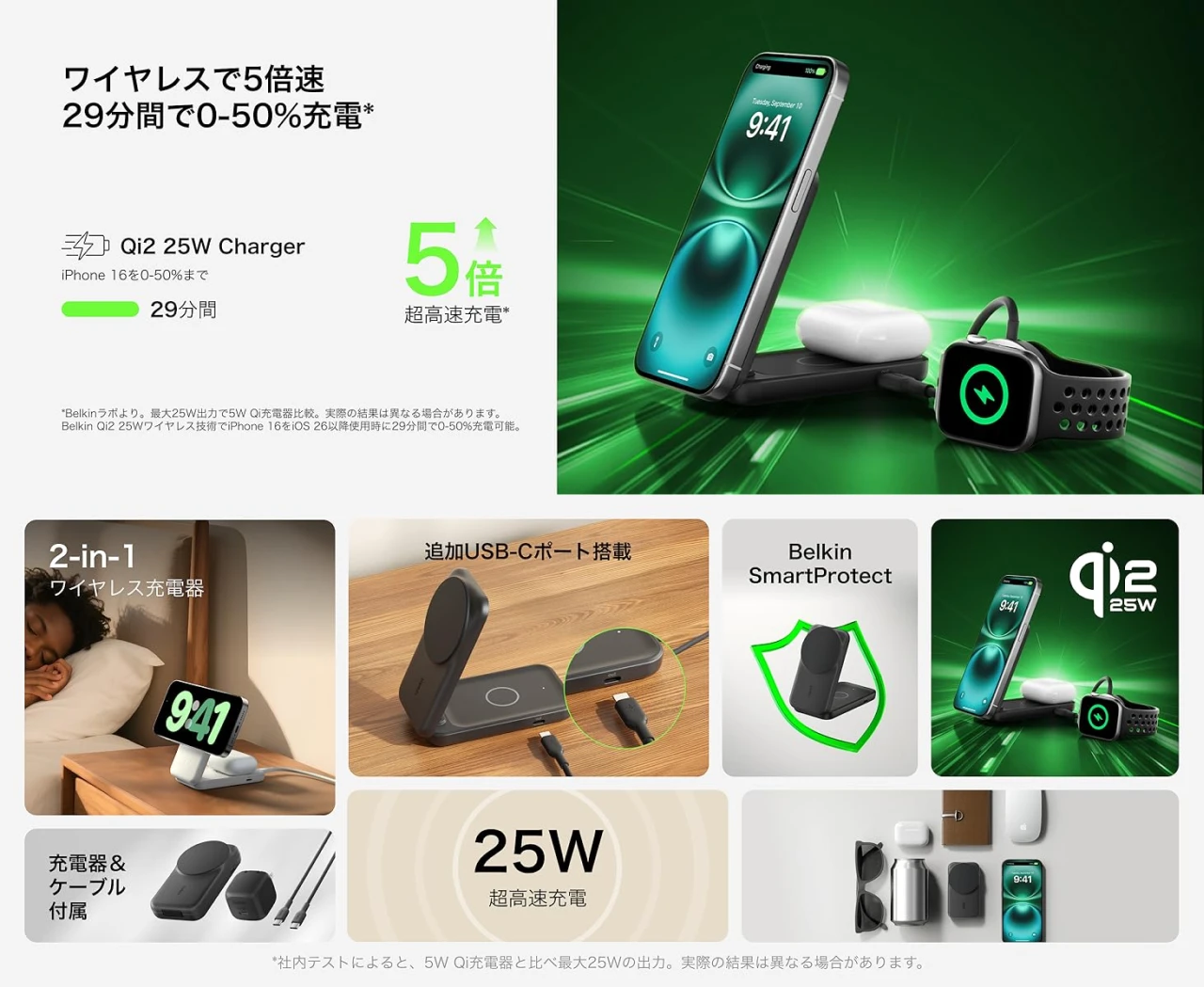 Belkin UltraCharge 2-in-1 Foldable