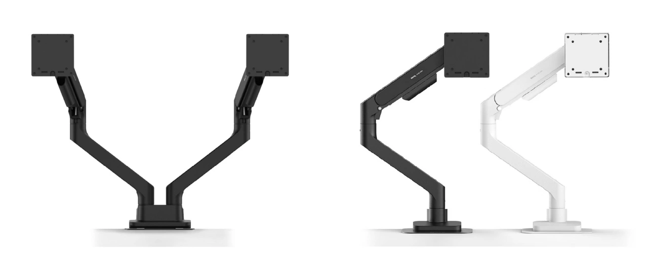 BenQ Japan、最大35インチ20kgまでのモニターを2台設置できる