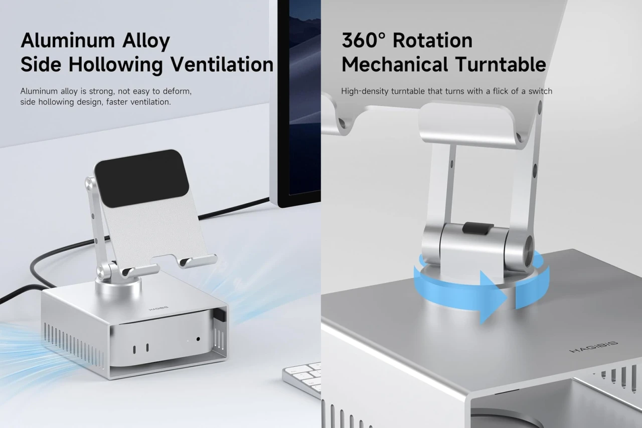 Hagibis Mac mini Sidecar Stand