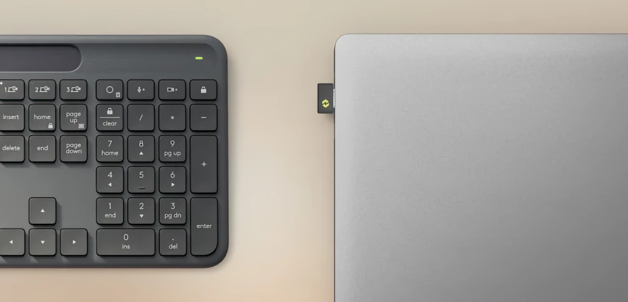 接続はBluetoothとLogi Bolt USBレシーバーに対応