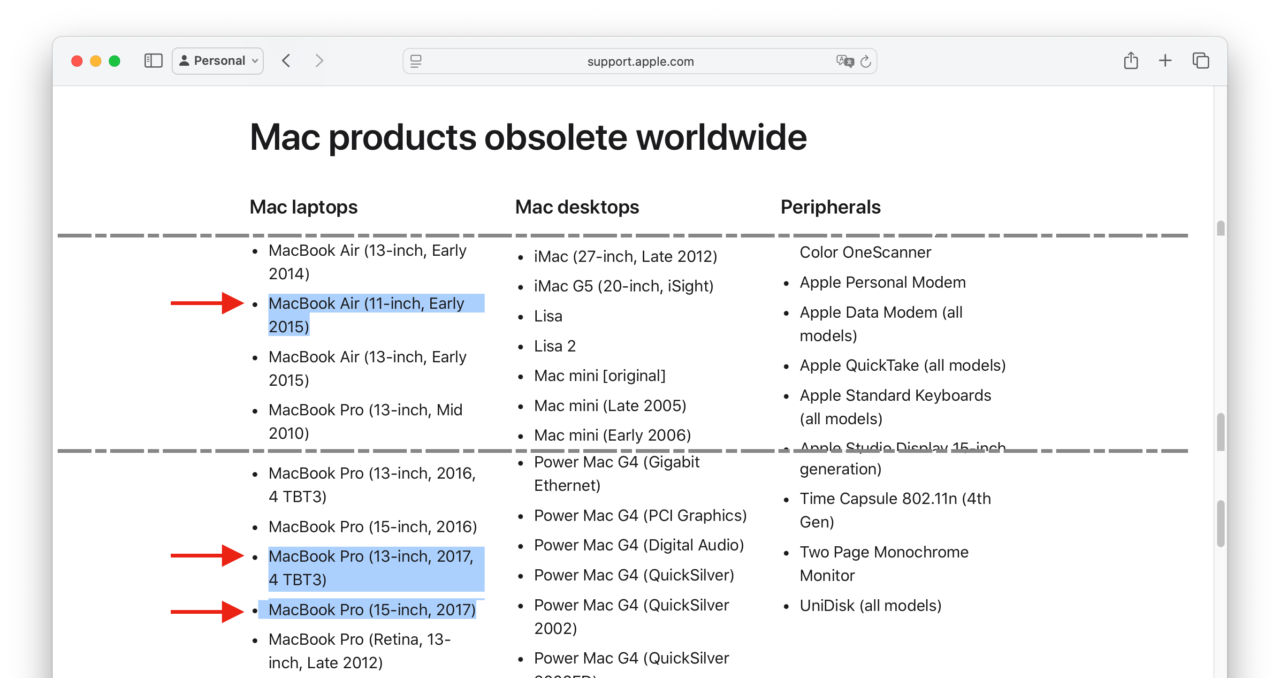 MacBook Air (11-inch, Early 2015)