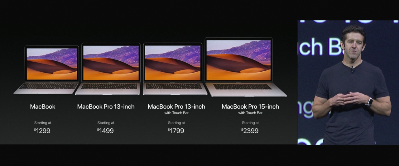 MacBook Pro (13-inch, 2017, 4 Thunderbolt 3 Ports)とMacBook Pro (15-inch, 2017)