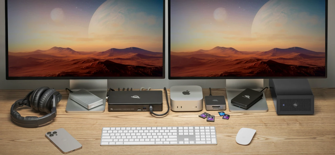 OWC Thunderbolt 5 Dual 10GbE Network Dock