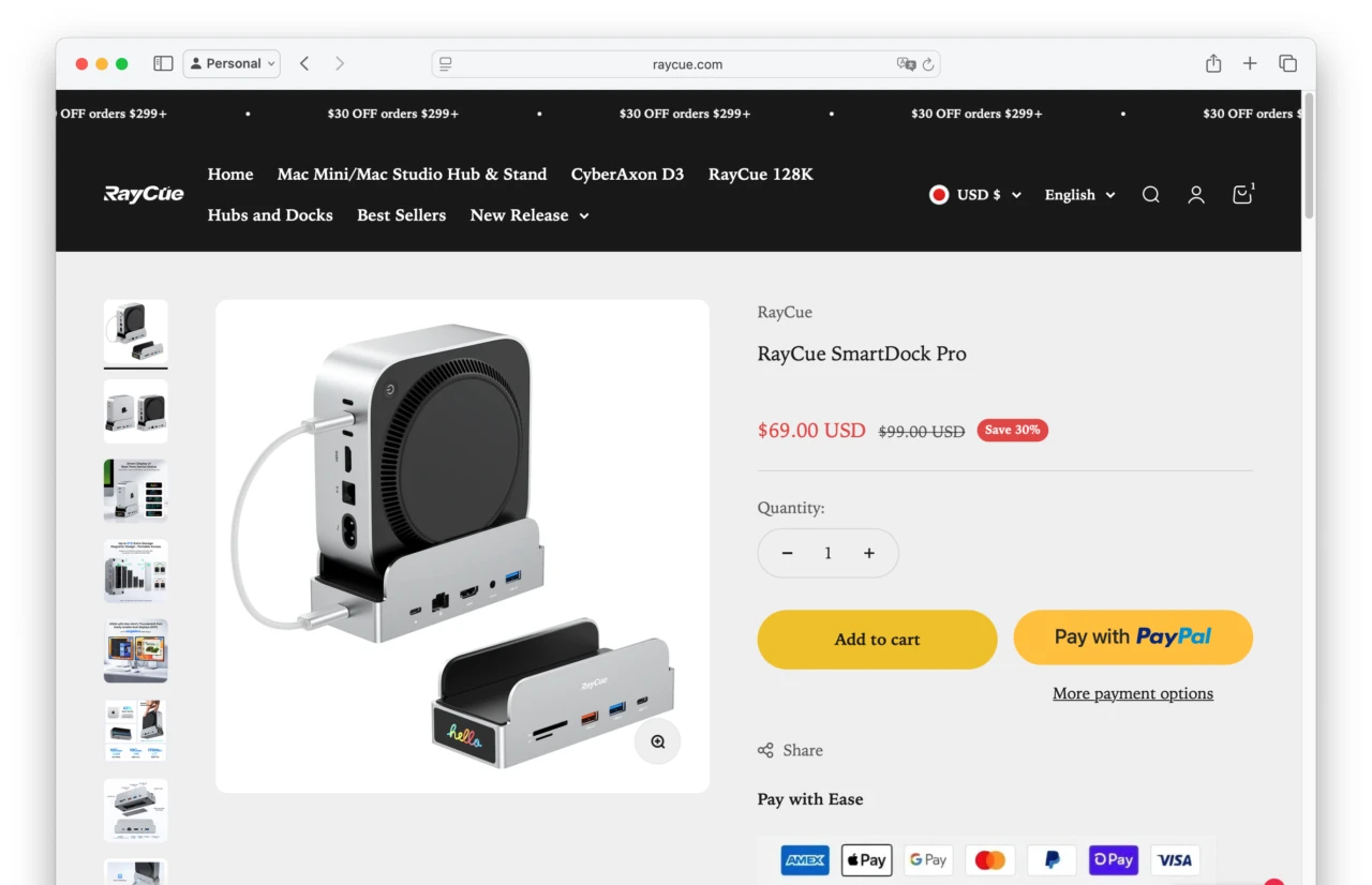 RayCue SmartDock Pro