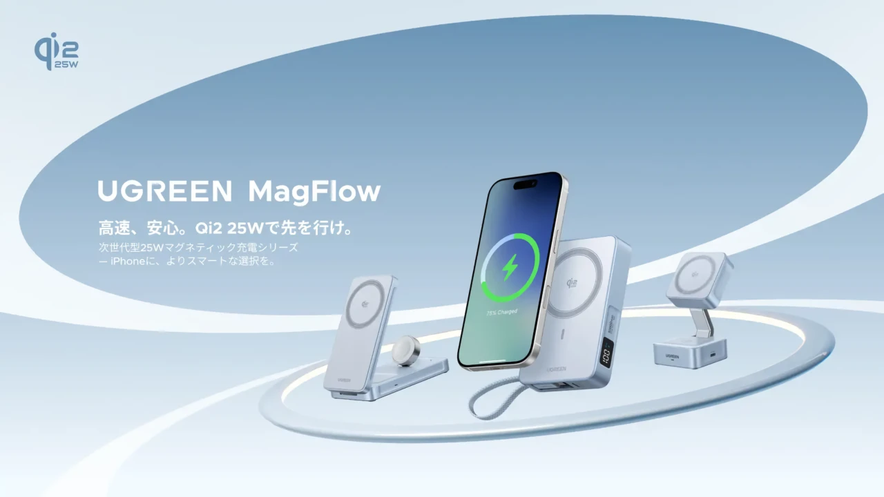 Ugreen MagFlow Magnetic Wireless Charger