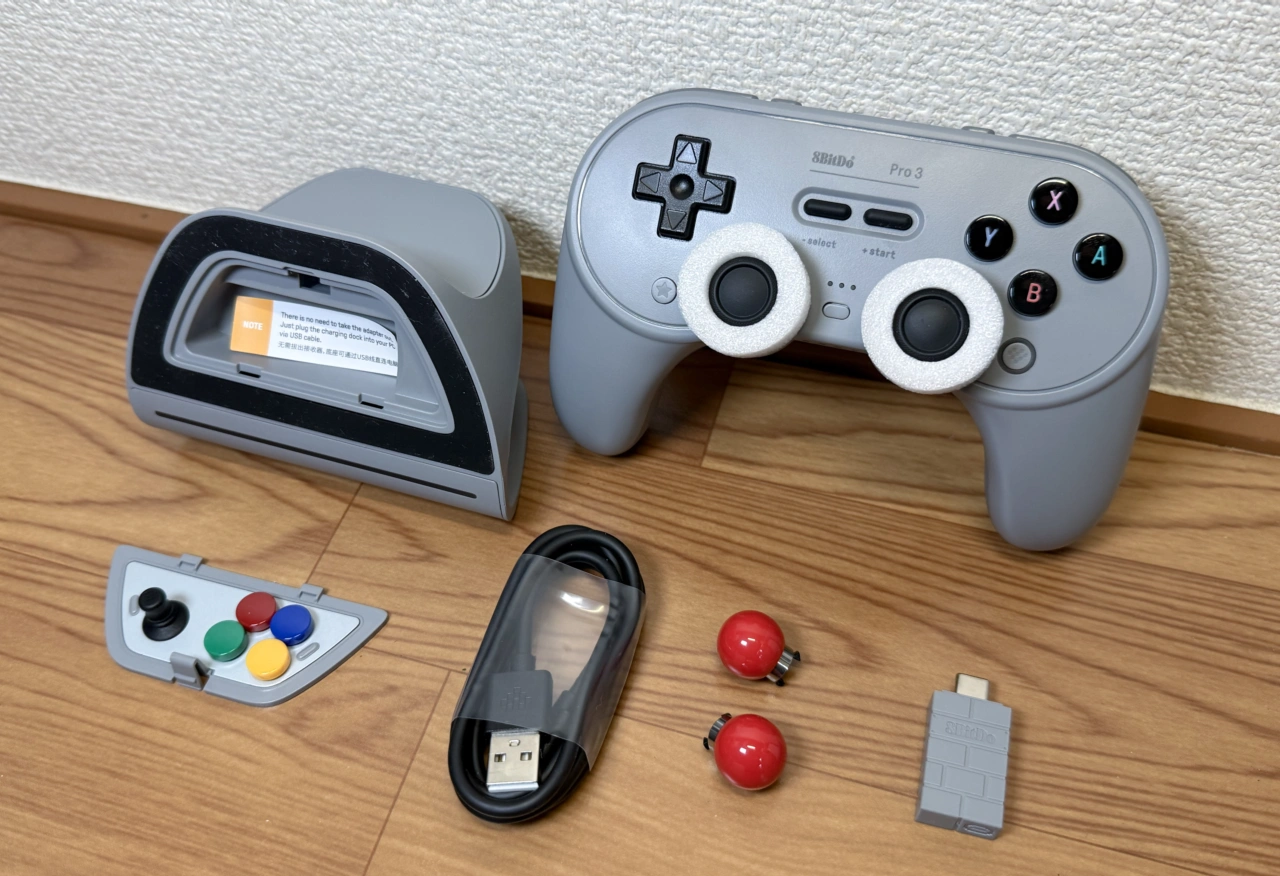 8BitDo Pro 3の付属品