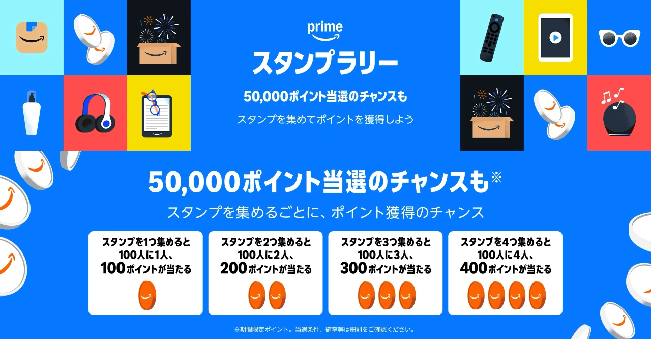 Amazon Prime stamp rally