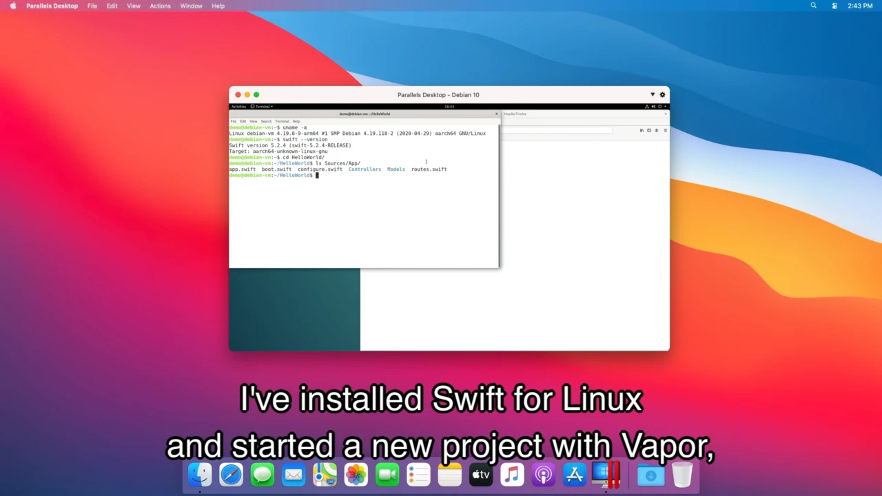 AVFを利用したParallels Desktop上で動作するLinux