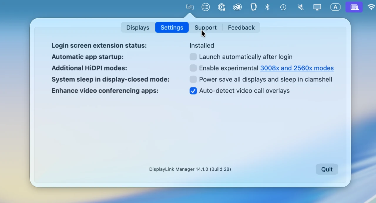 DisplayLink Manager for Mac 14.1