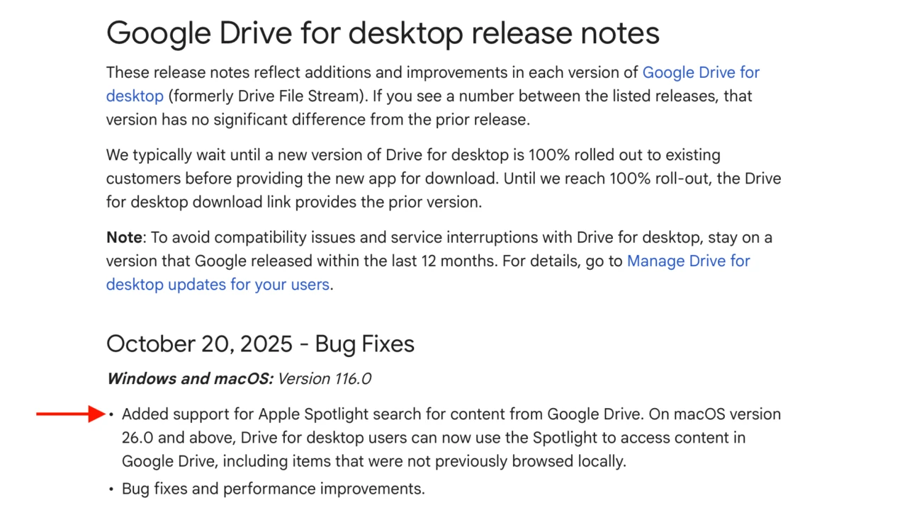 Google Drive for desktop