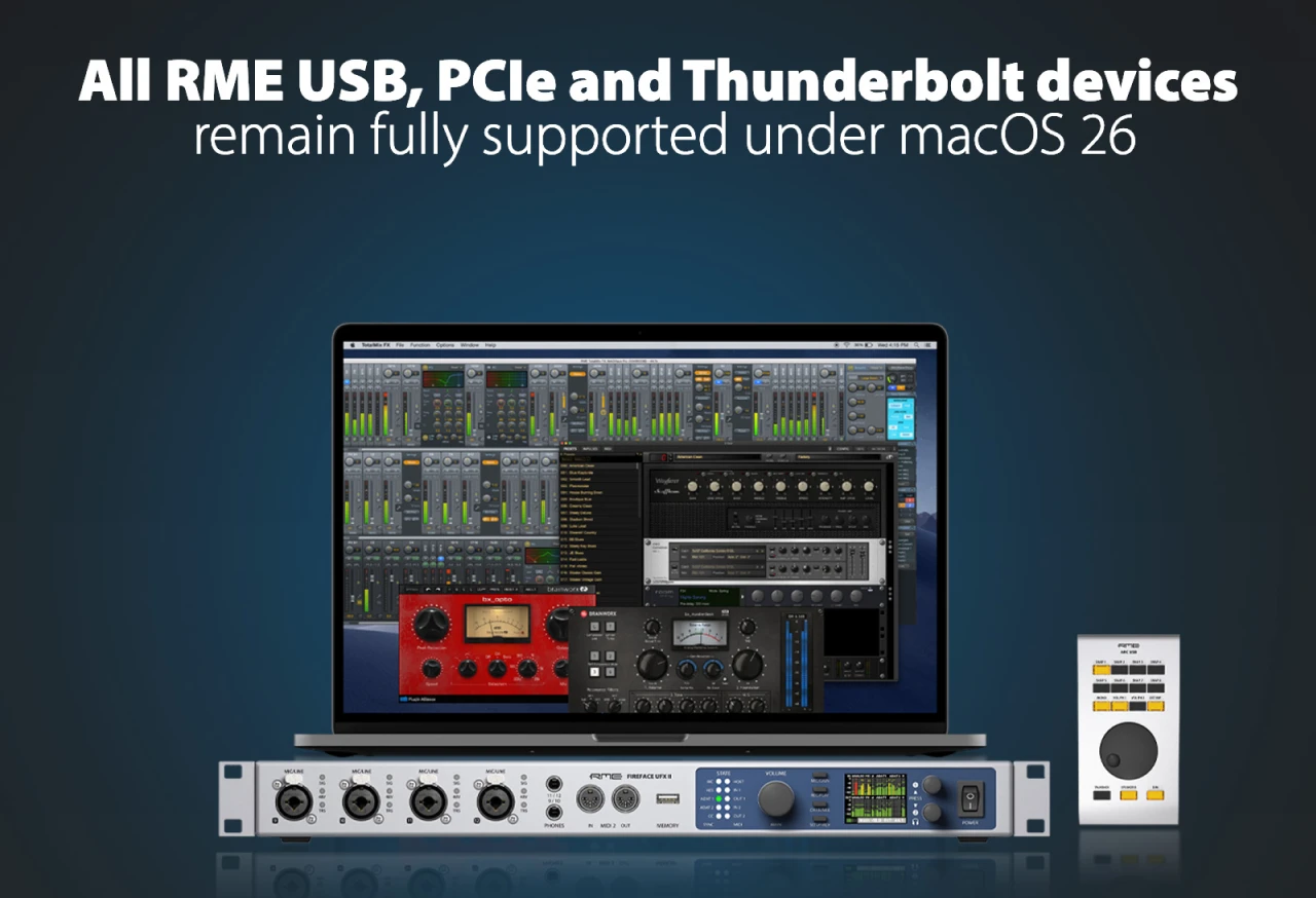 macOS 26 TahoeをサポートするRMEデバイス