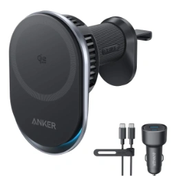 Anker Japan、Qi2 25Wワイヤレス充電に対応し冷却ファンとペルチェ素子を備えたカーチャージャー「Anker Prime Wireless Car Charger (MagGo, AirCool, Pad)」を発売。