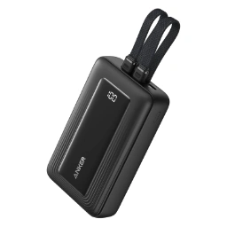 Anker Zolo Power Bank (20000mAh, 30W, Built-In USB-C/ライトニングケーブル)