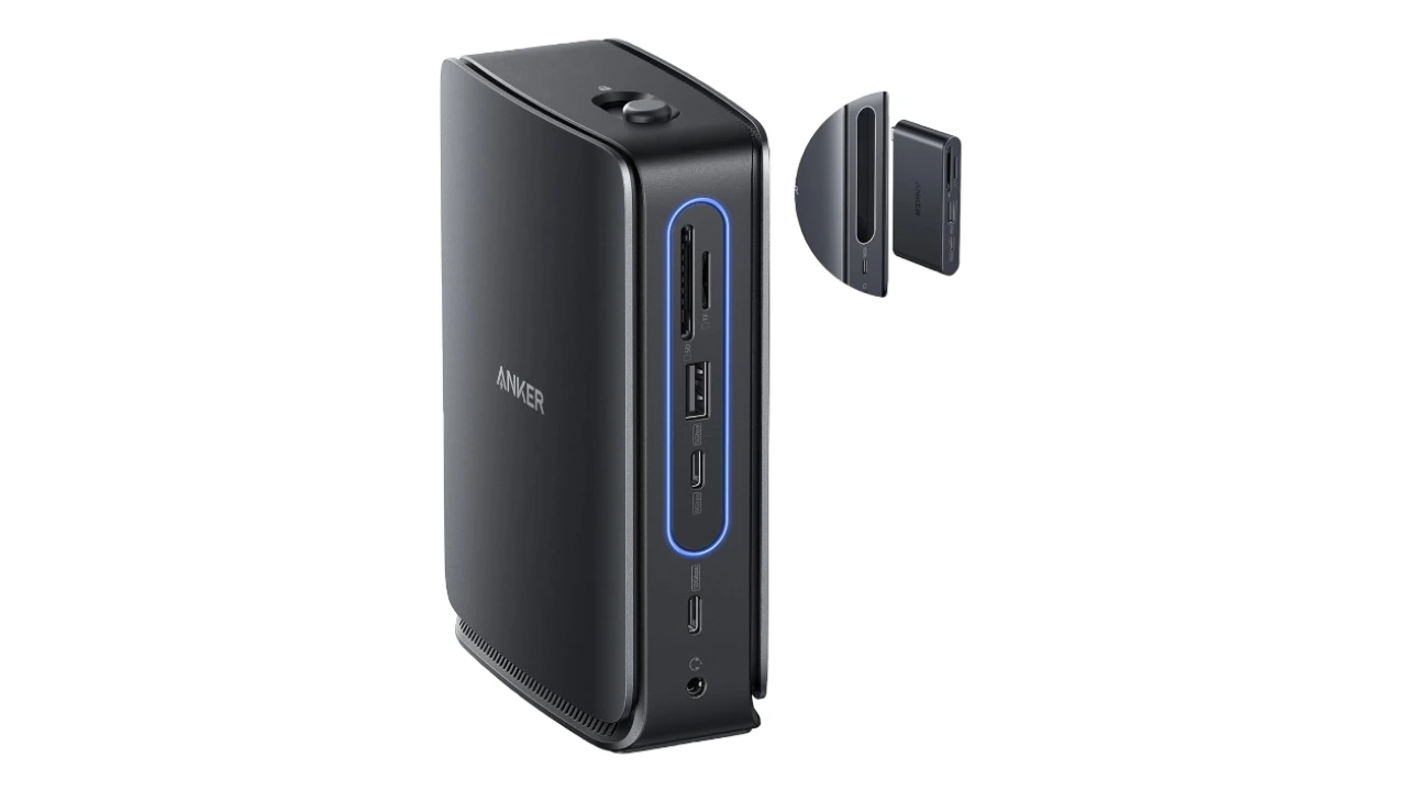 Anker Nano Docking Station (13-in-1, Triple Display, Built-In Removable Hub)