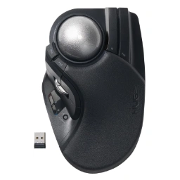 エレコム、2017年発売の52mm大型トラックボール「HUGE」のリニューアル版となる、3台マルチペアリングとベアリング支持ユニットを採用した「HUGE PLUS」を発売。