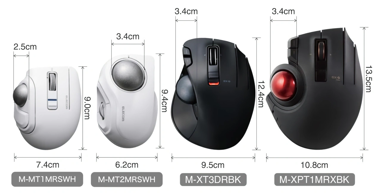 M-MT1MRSとM-MT2MRSのサイズ