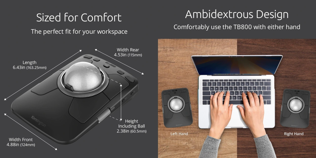 Kensington Expert Mouse TB800 EQ トラックボール