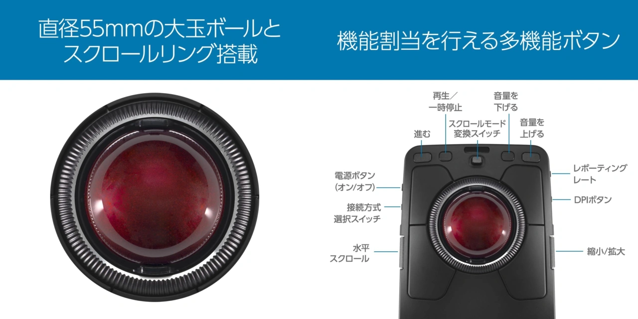 Expert Mouse TB800 EQ トラックボール