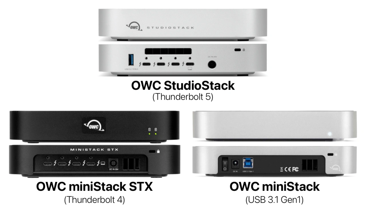OWC StudioStack Thunderbolt 5 Drive