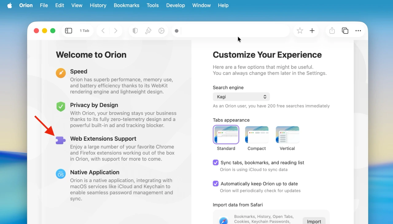 Orion 1.0 ✴︎ Browse Beyond – Kagi Blog