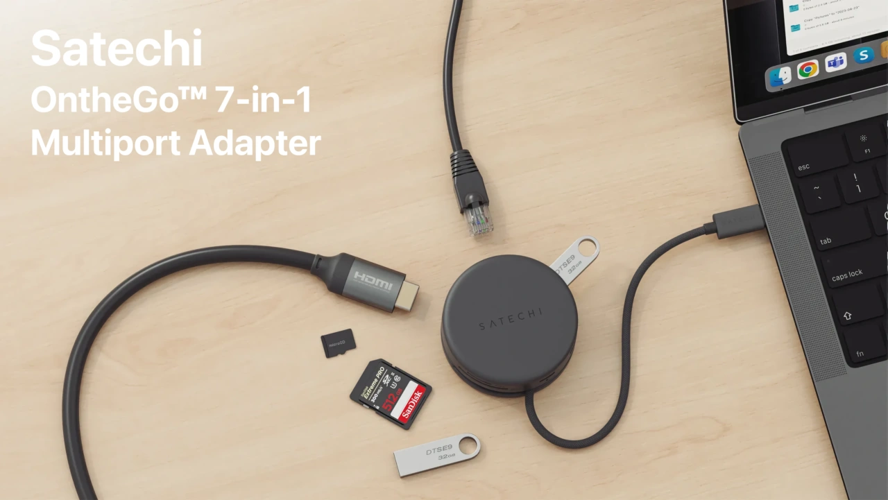 Satechi OntheGo™ 7-in-1 Multiport Adapter