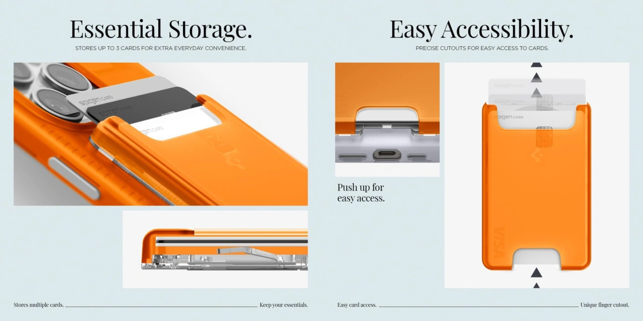 Spigen Classic C1 (MagFit) (タンジェリン)